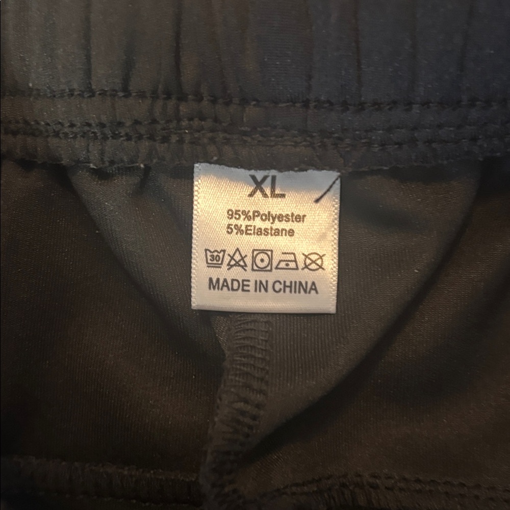 USA Black Joggers with Yellow Army Print. NWOT - Picture 4 of 5